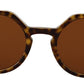 Elegant Brown Acetate Sunglasses for Women