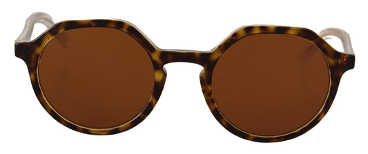 Elegant Brown Acetate Sunglasses for Women