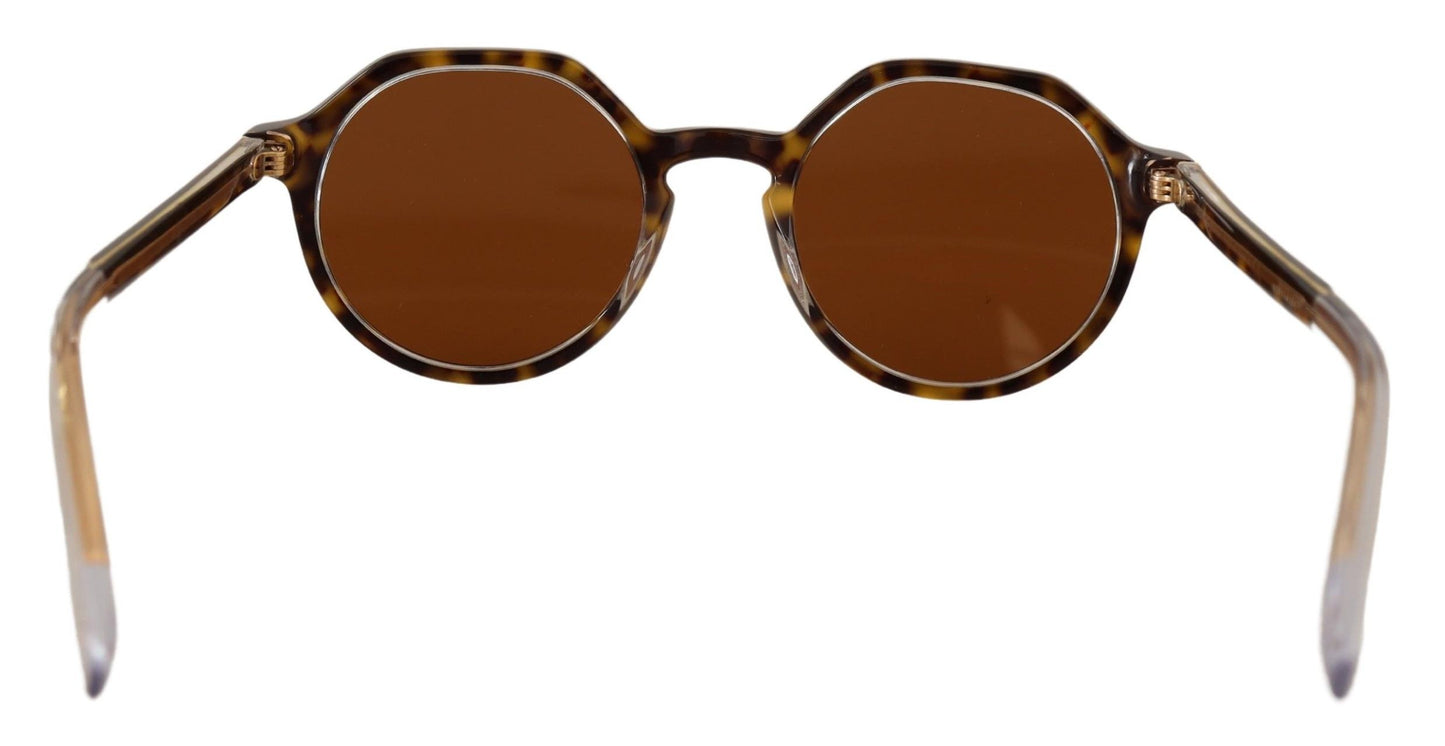 Elegant Brown Acetate Sunglasses for Women