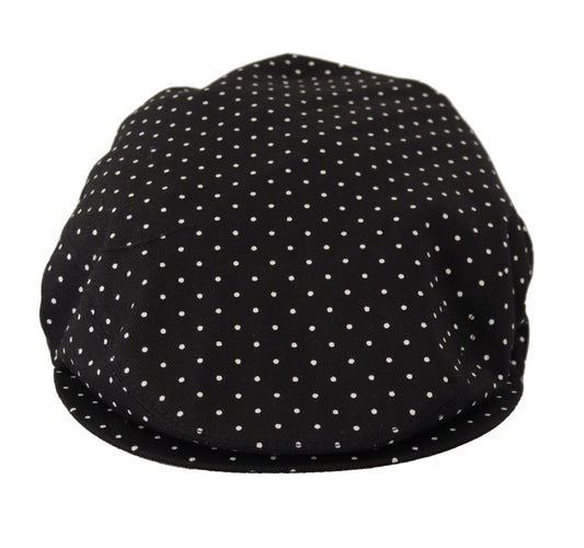 Classic Polka Dot Newsboy Hat