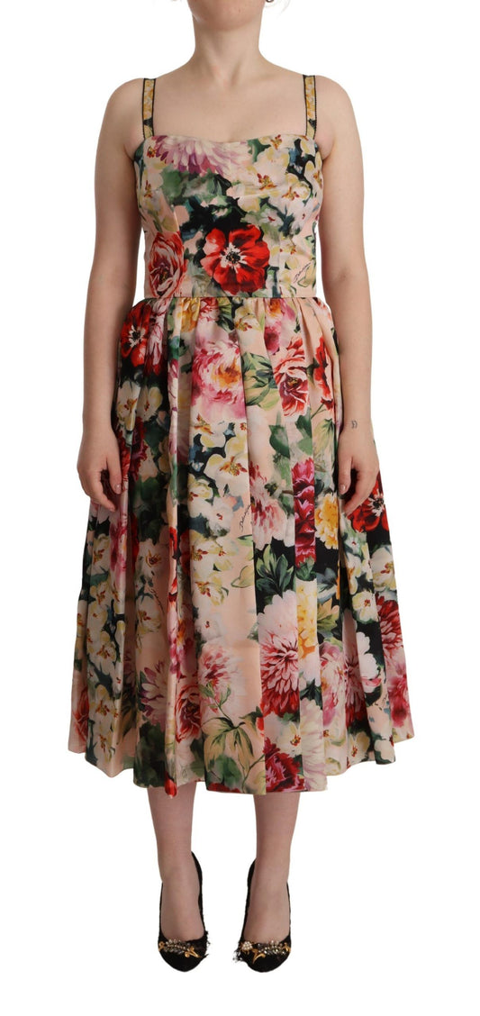 Floral Silk Maxi Dream Dress