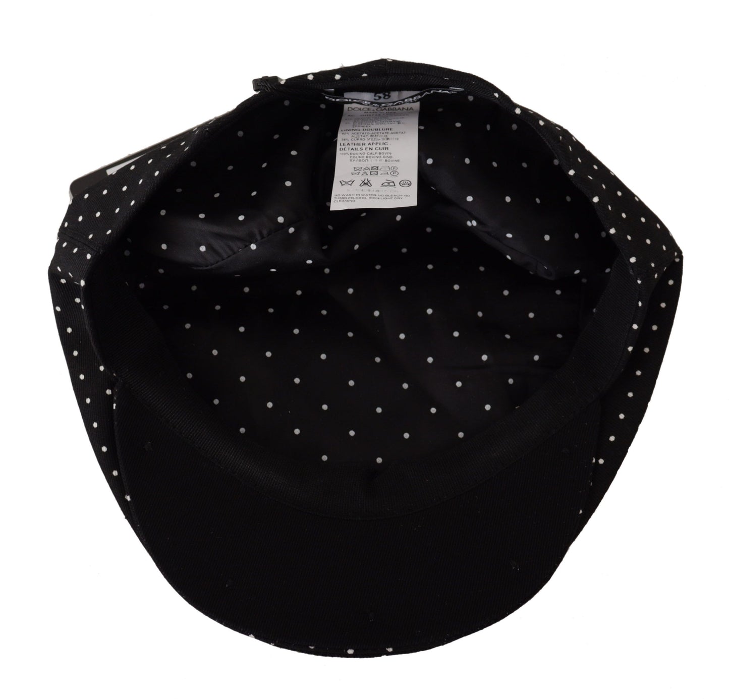 Classic Polka Dot Newsboy Hat