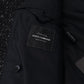 Sleek Patterned Wool Double Breasted Jacket