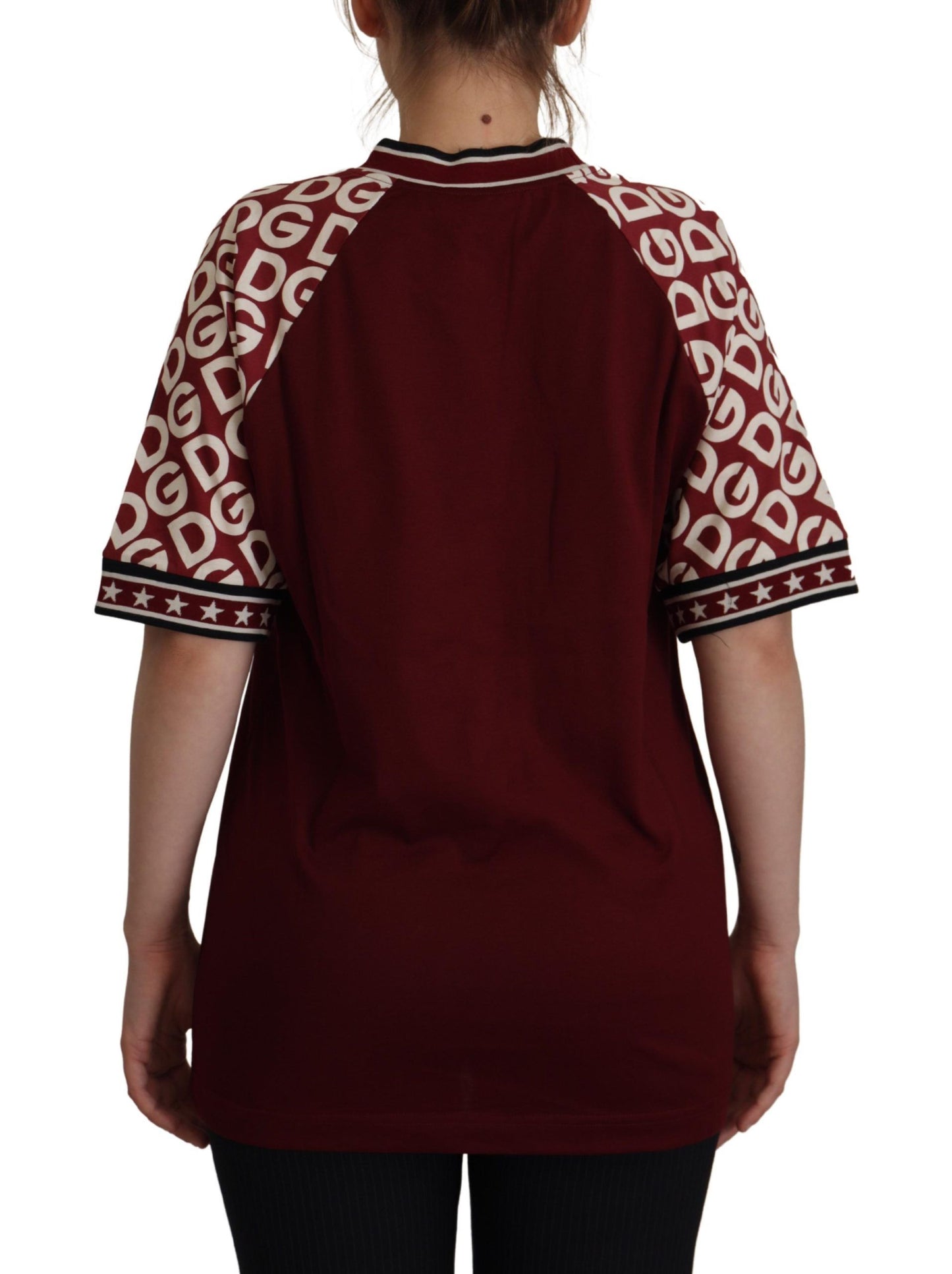 Bordeaux Jersey DG Mania Crew Neck Tee