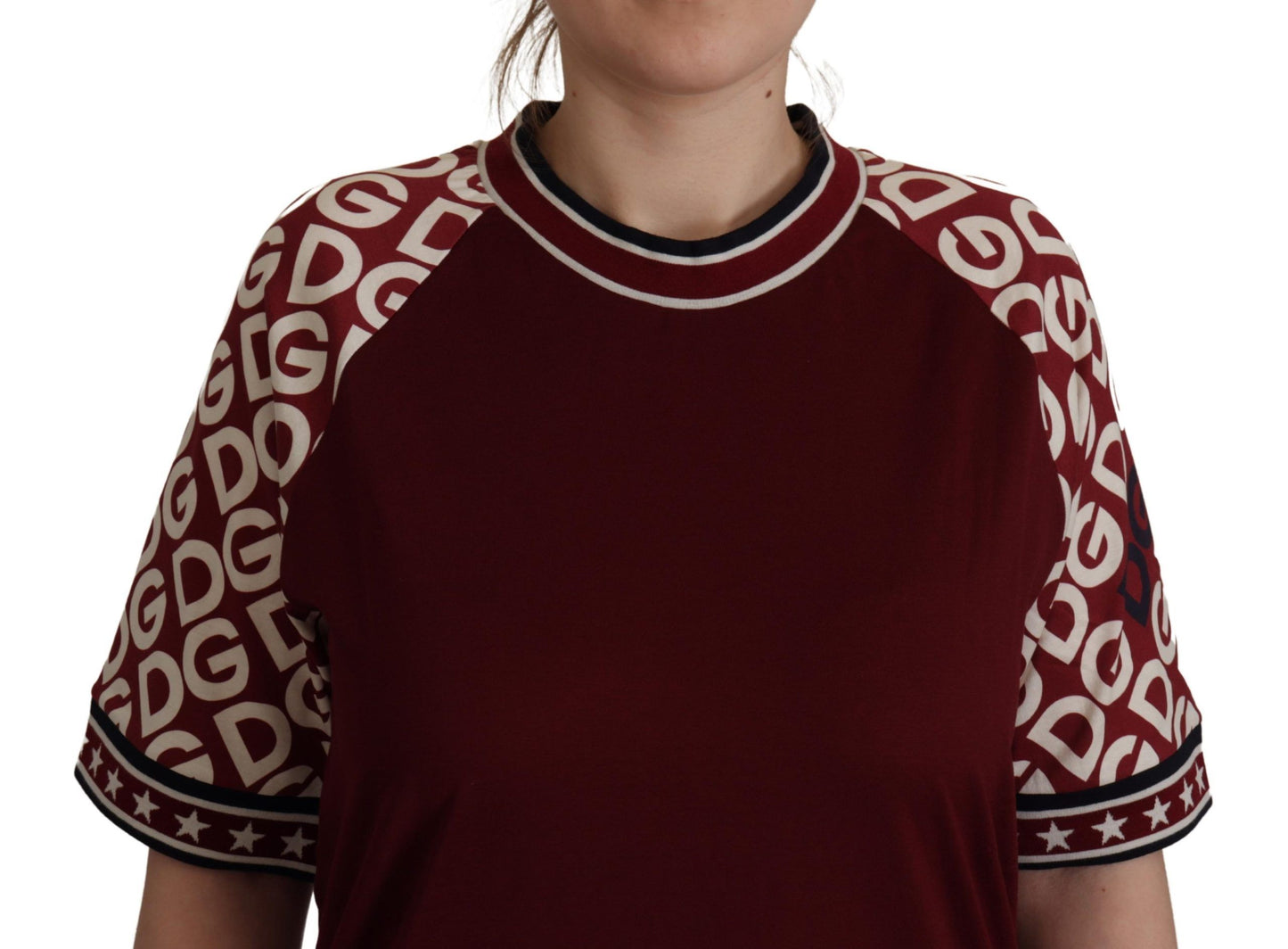 Bordeaux Jersey DG Mania Crew Neck Tee