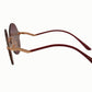 Elegant Gold and Brown Designer Sunglasses