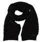 Elegant Black Designer Scarf Wrap