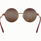 Elegant Gold and Brown Designer Sunglasses