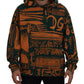 Elegant Multicolor Hooded Pullover Sweater