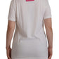 Chic Floral Print Cotton Tee for Her