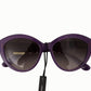 Chic Purple Cat-Eye Women's Sunglasses