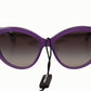 Chic Purple Cat-Eye Women's Sunglasses