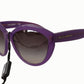 Chic Purple Cat-Eye Women's Sunglasses