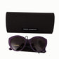 Chic Purple Cat-Eye Women's Sunglasses