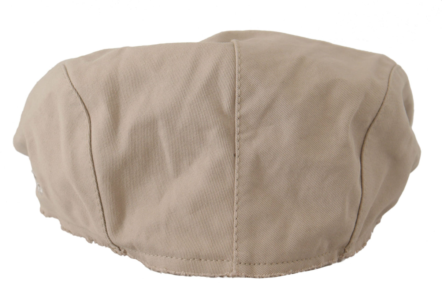 Chic Beige Newsboy Cap