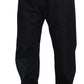 Black Washed Cotton Men Casual Denim Jeans