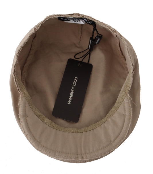 Chic Beige Newsboy Cap