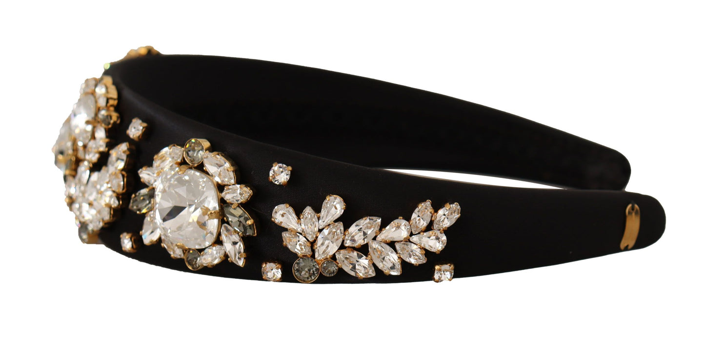 Elegant Crystal Silk Headband Diadem