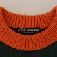 Multicolor Virgin Wool Pullover Sweater