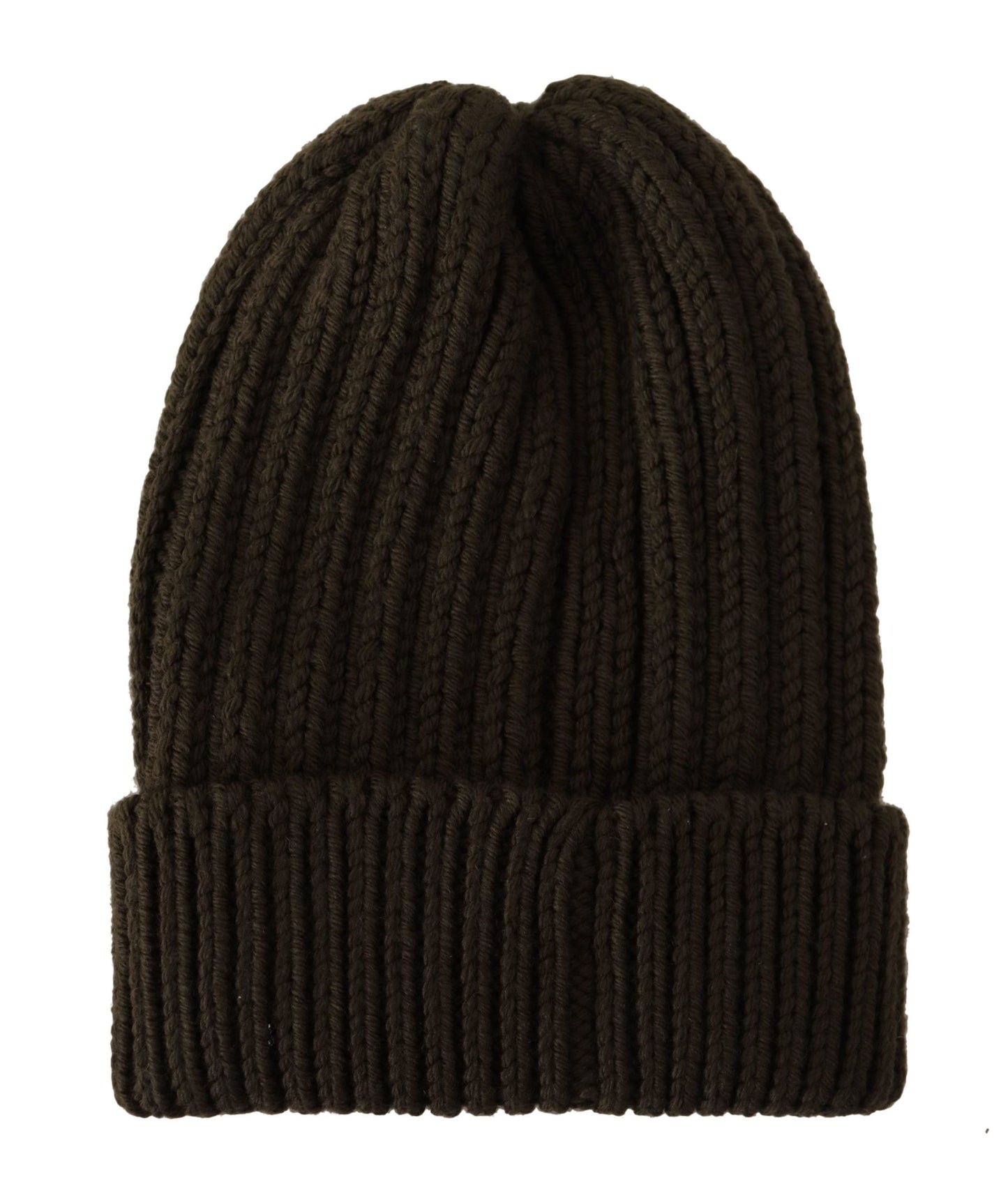 Elegant Dark Green Wool Beanie