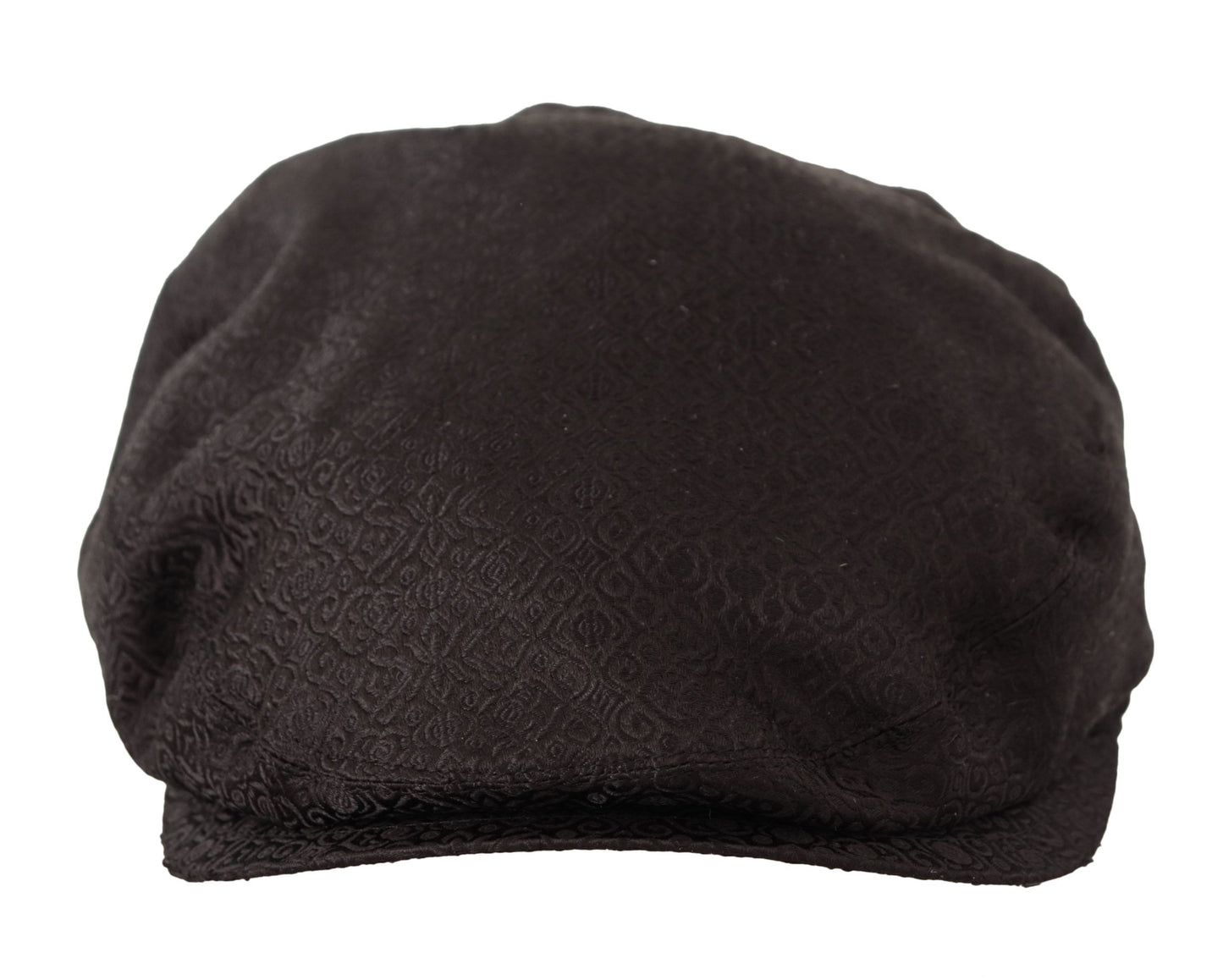 Elegant Silk Brown Newsboy Hat