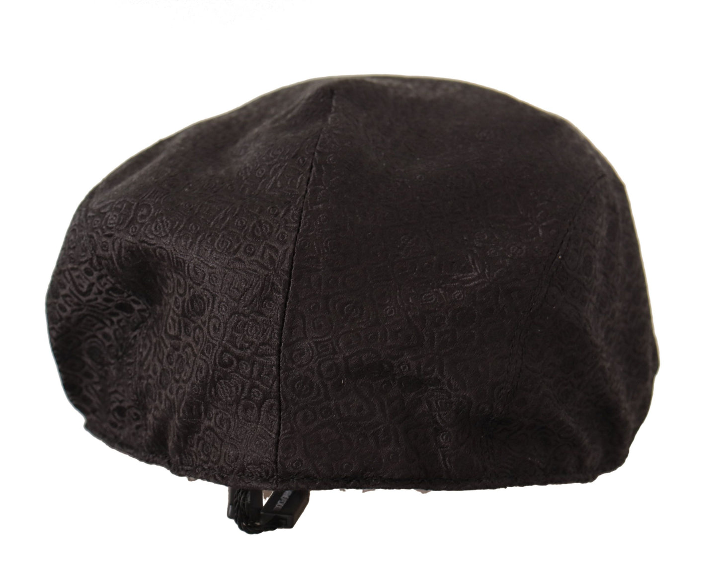 Elegant Silk Brown Newsboy Hat