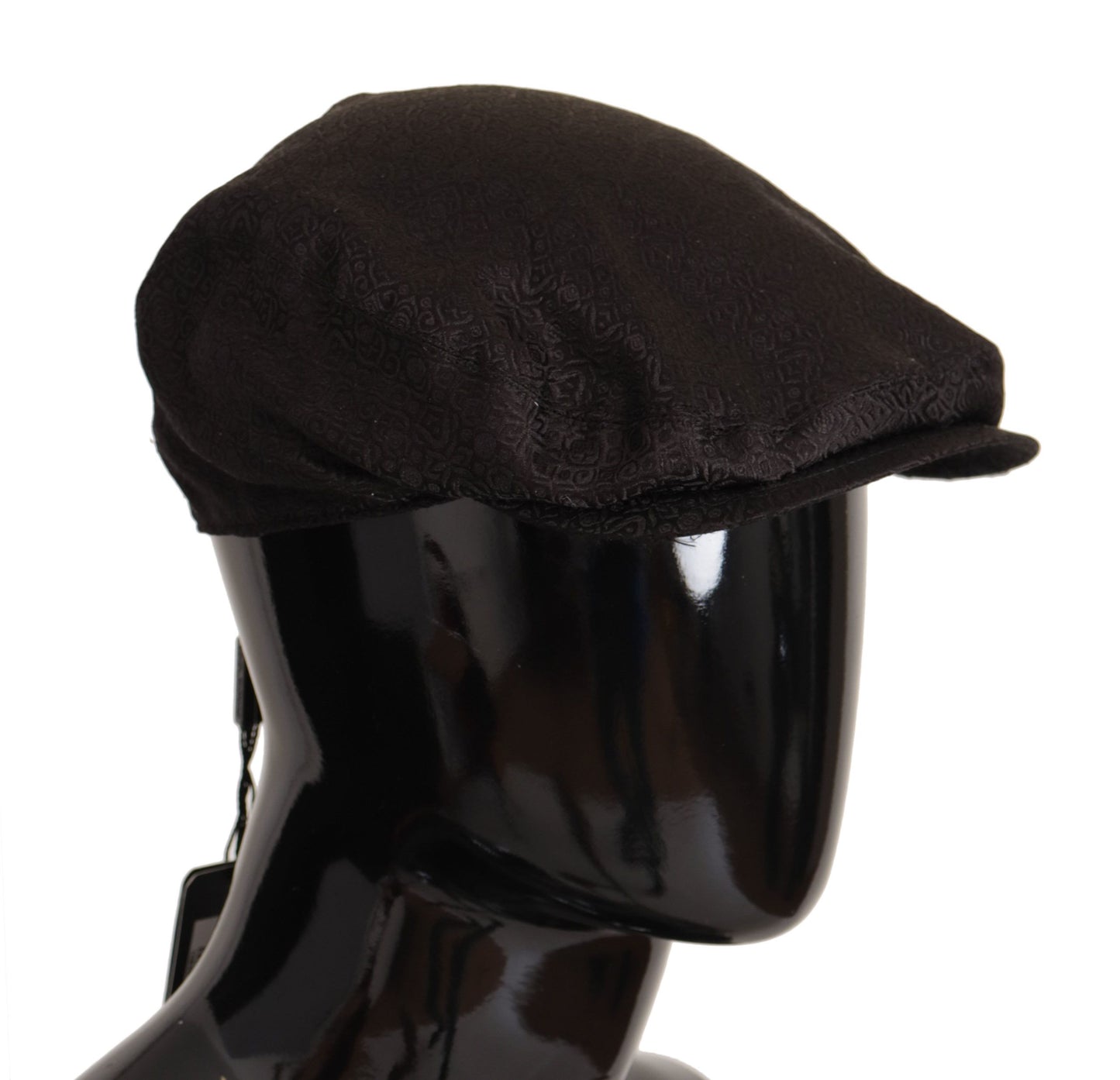 Elegant Silk Brown Newsboy Hat