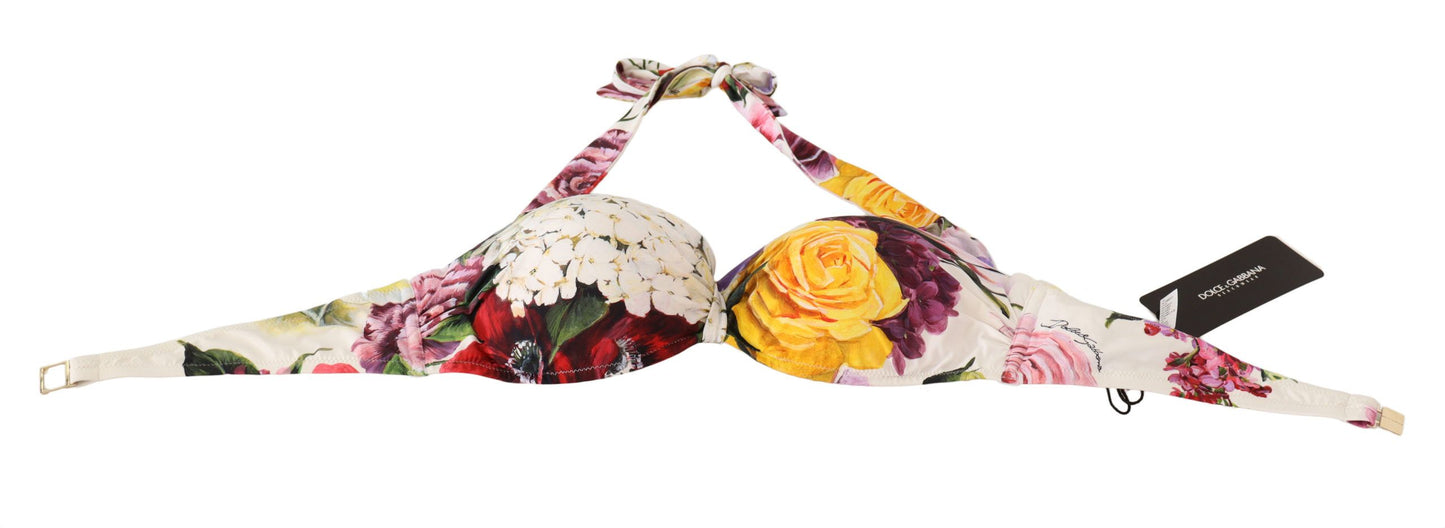 Chic Floral Print Bikini Top - Summer Essential