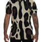 Multicolor Cow Print Casual T-Shirt