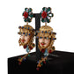 Chic Pupi Doll Dangling Clip-On Earrings