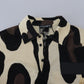 Multicolor Cow Print Casual T-Shirt