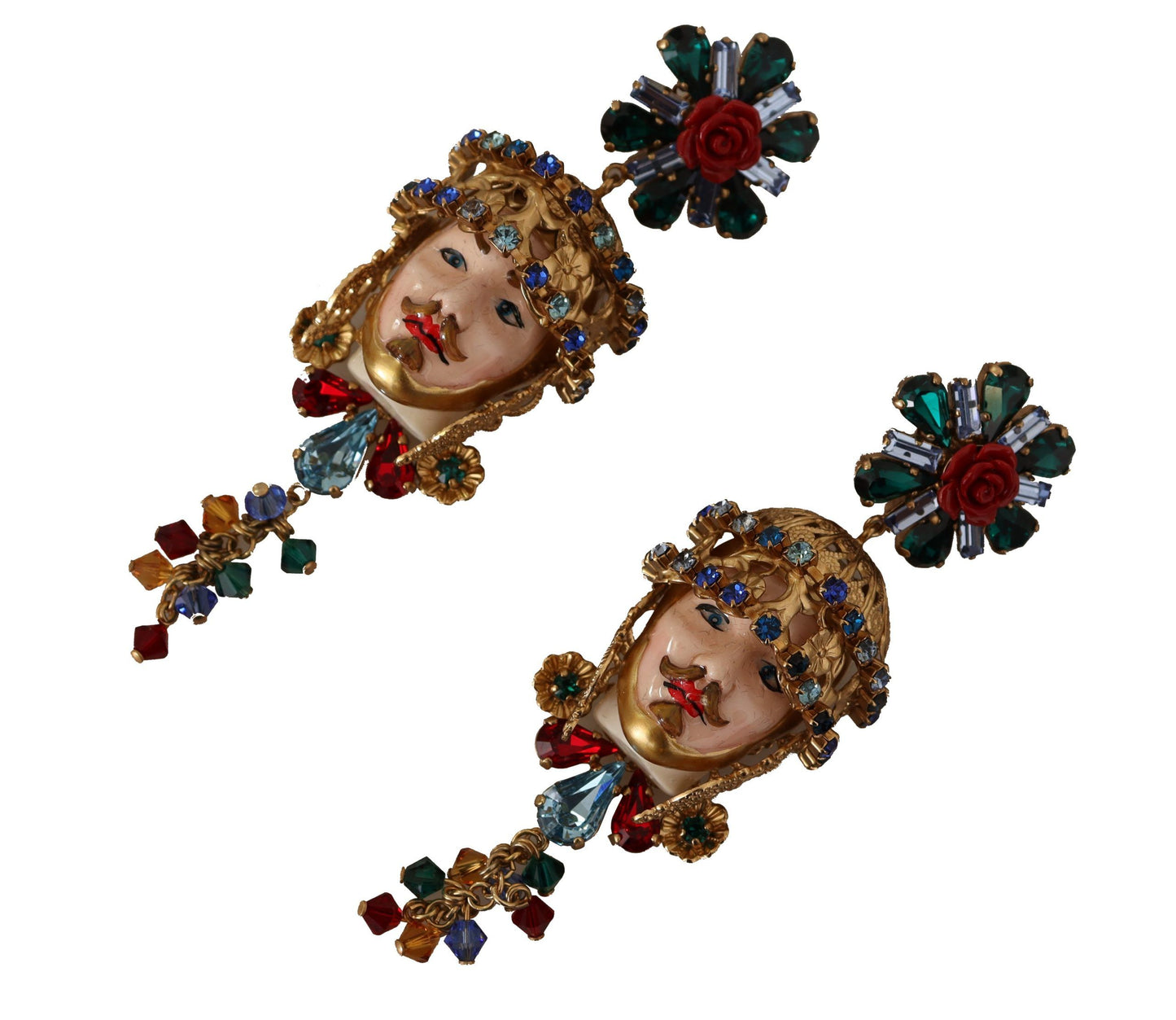 Chic Pupi Doll Dangling Clip-On Earrings