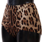 High Waist Leopard Print Bikini Bottom