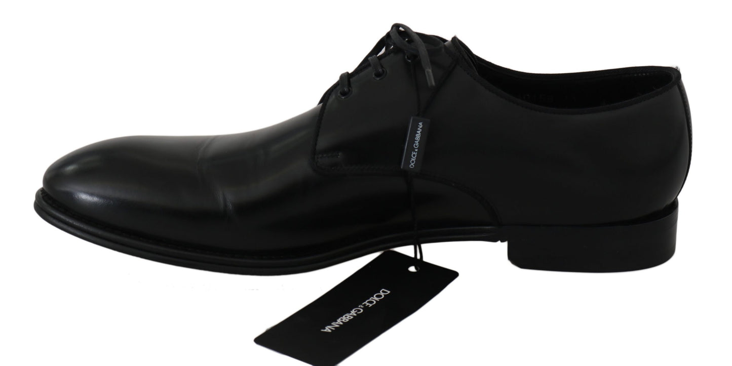 Elegant Black Derby Dress Shoes