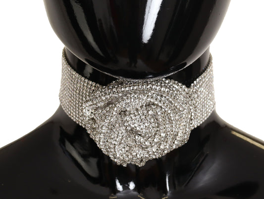 Elegant Crystal Choker Necklace