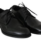 Elegant Black Derby Dress Shoes