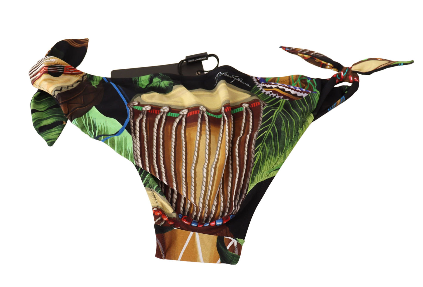 Chic Drum Print Bikini Bottoms