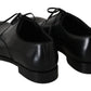 Elegant Black Derby Dress Shoes