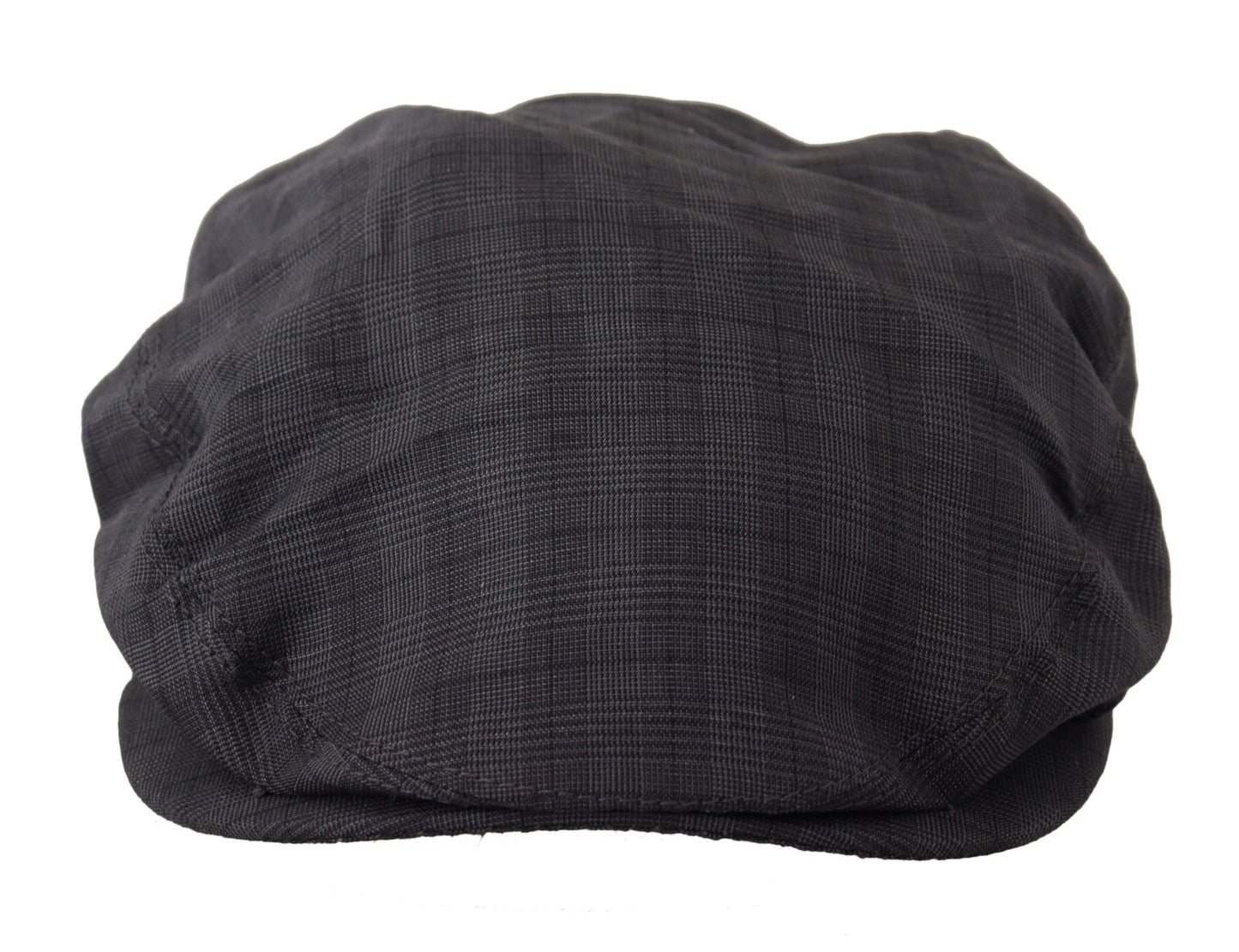 Chic Newsboy Cap in Gray Linen Blend