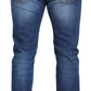Elegant Italian Denim Pants for Men