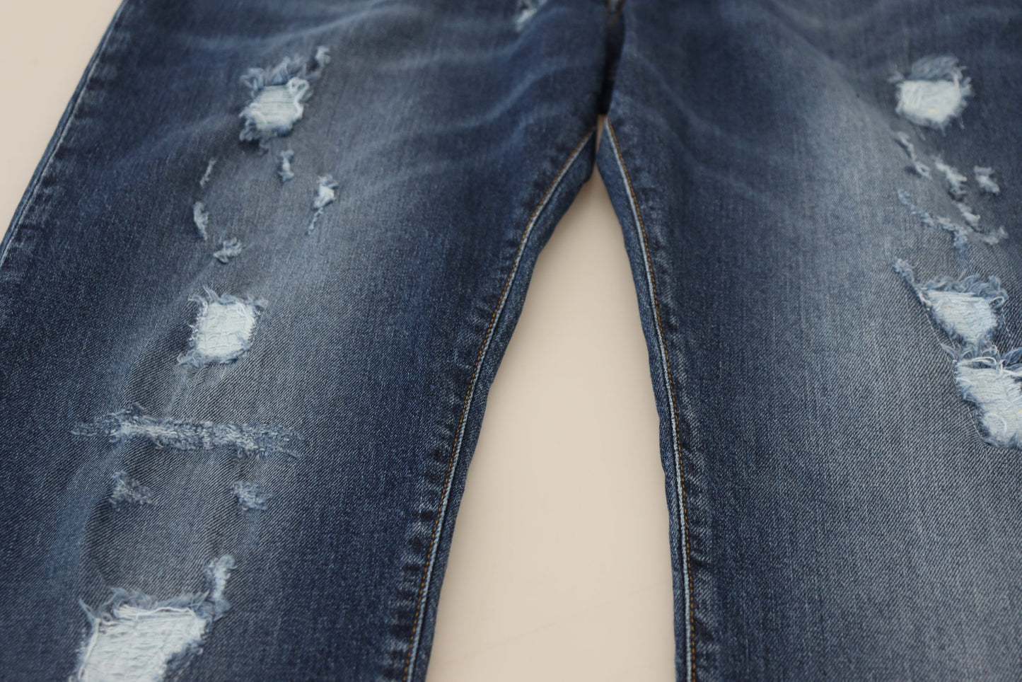 Elegant Italian Denim Pants for Men