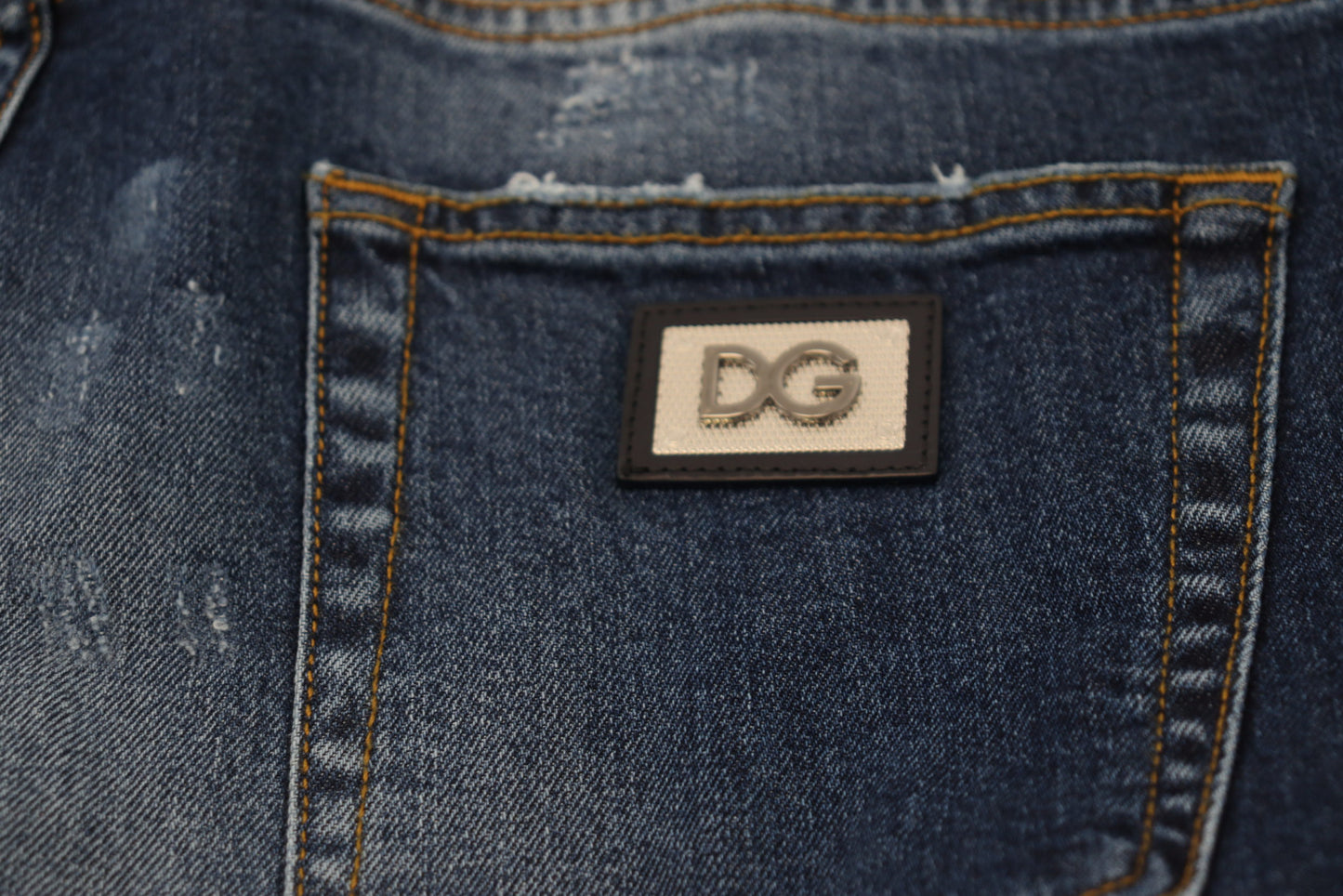 Elegant Italian Denim Pants for Men