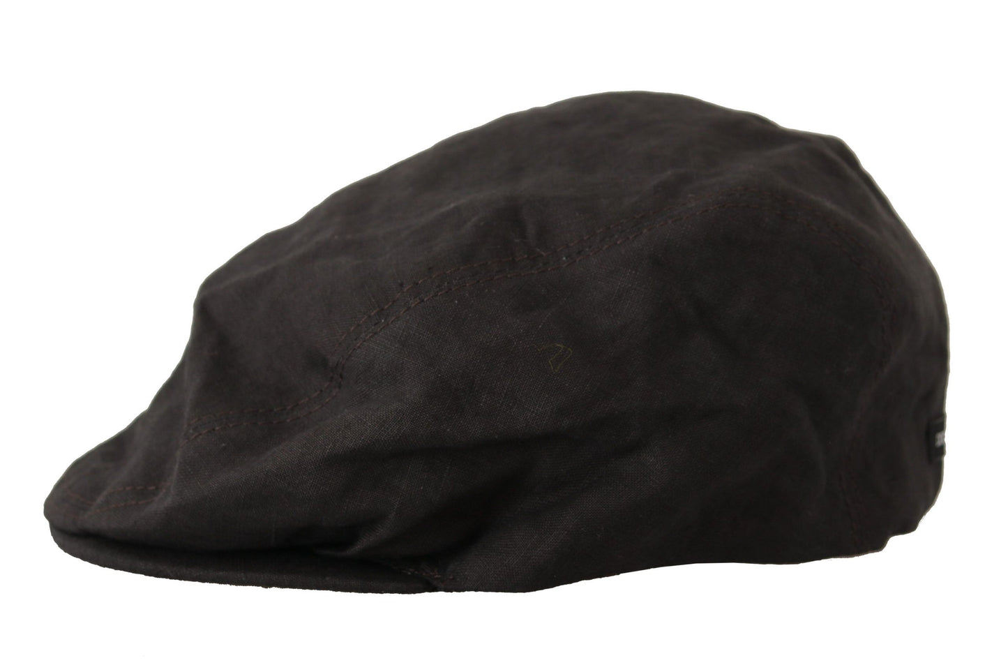 Brown Flax Newsboy Cap - Italian Craftsmanship