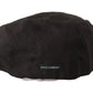 Brown Flax Newsboy Cap - Italian Craftsmanship