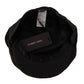 Brown Flax Newsboy Cap - Italian Craftsmanship