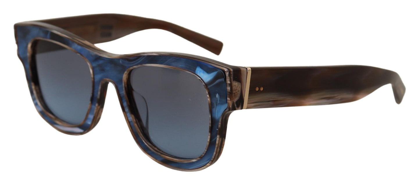 Chic Horn Pearly Blue Gradient Sunglasses