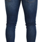 Chic Italian Designer Denim Pants