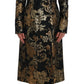 Baroque Elegance Long Sleeve Trench Coat