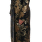 Baroque Elegance Long Sleeve Trench Coat