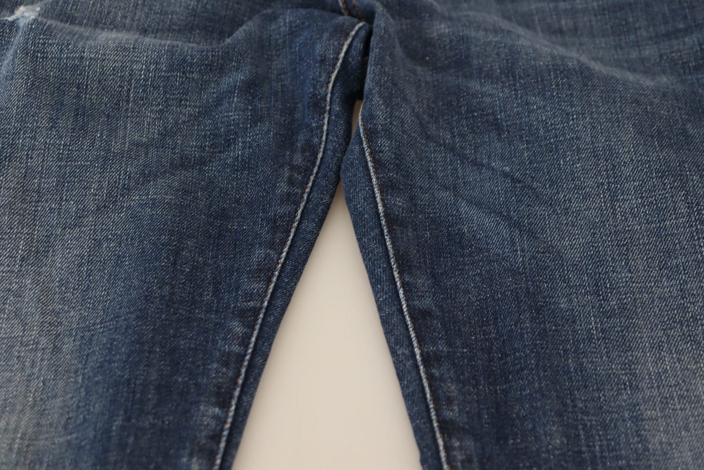 Chic Italian Designer Denim Pants